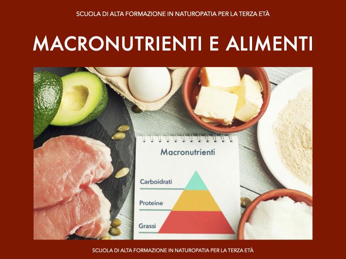 Macronutrienti e alimenti